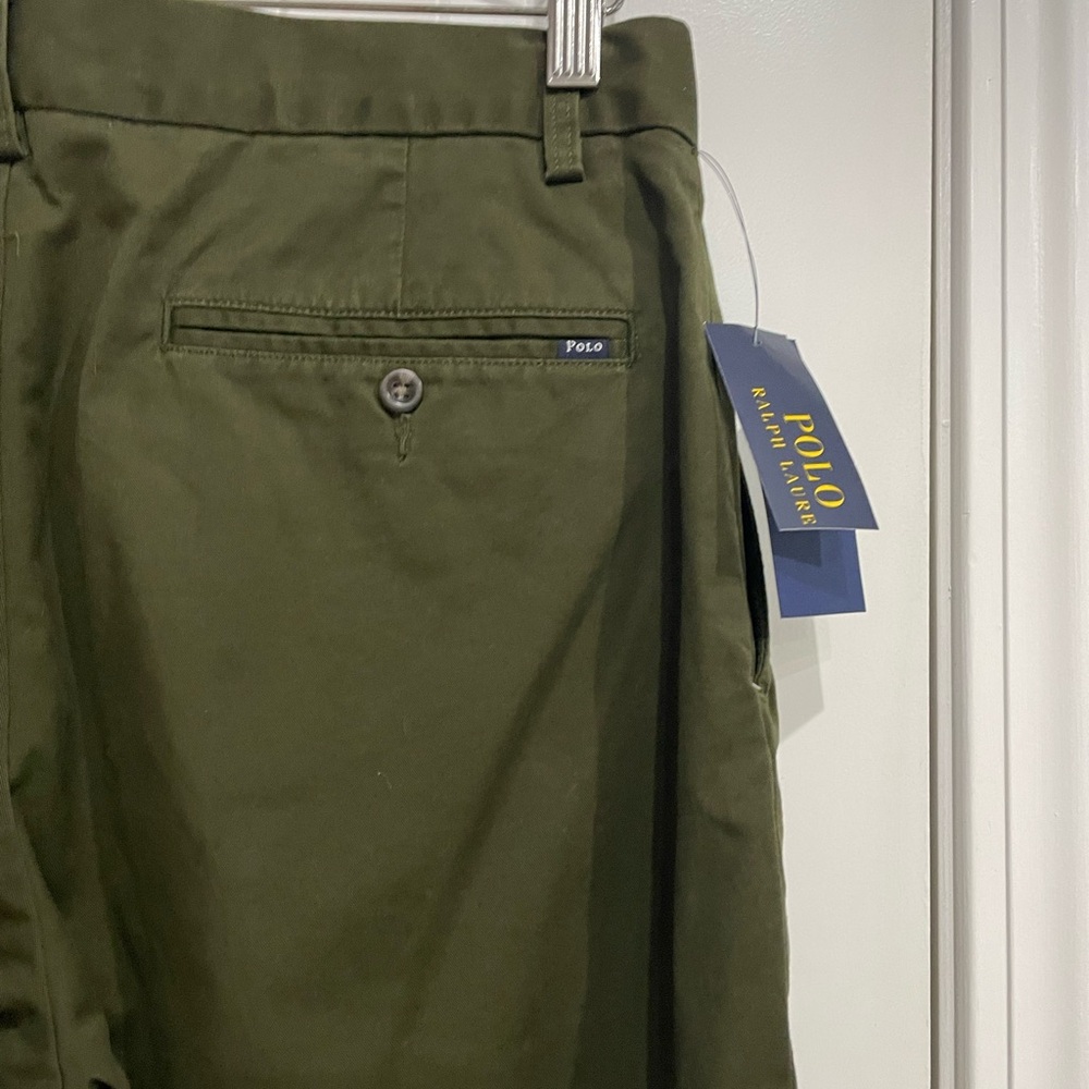Polo by Ralph Lauren Men's Dark Green Chinos NEW WITH TAGS - Picture 5 of 6